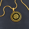 Crop Circle Pendant and Luxury Necklace - Nukerke