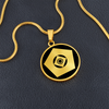 Crop Circle Pendant and Luxury Necklace - Worsbrough Common