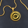 Crop Circle Pendant and Luxury Necklace - Winterbourne Monkton