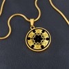 Crop Circle Pendant and Luxury Necklace - Marlborough 2