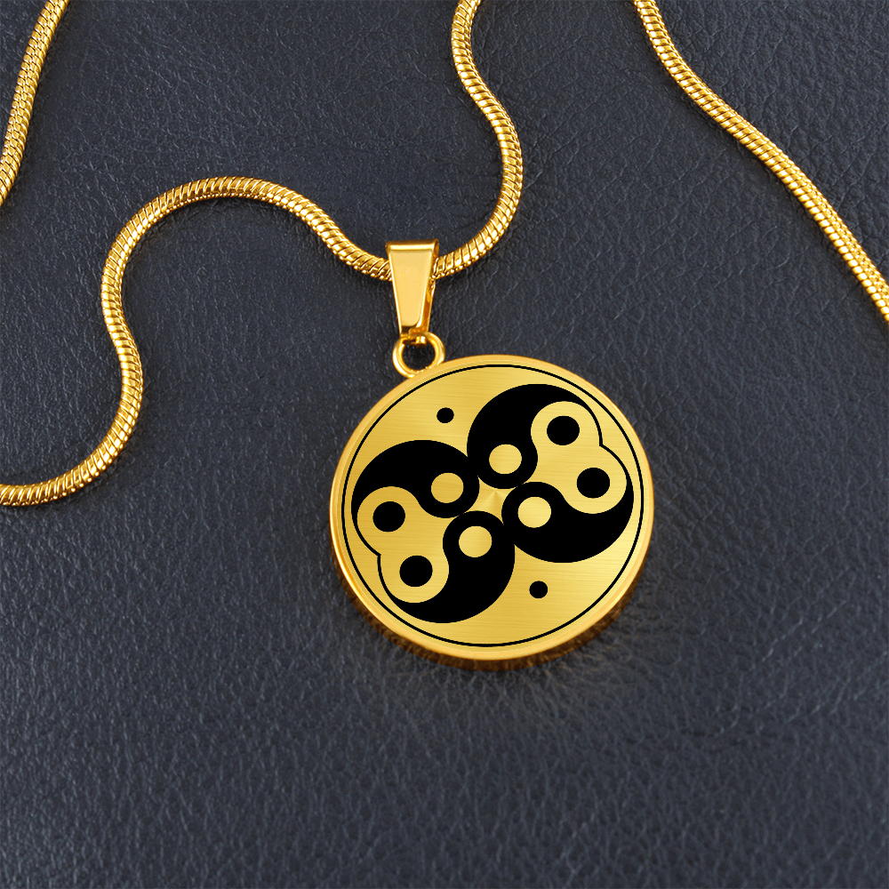 Crop Circle Pendant and Luxury Necklace - Waterloo