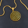 Crop Circle Pendant and Luxury Necklace - Martinsell Hill 4