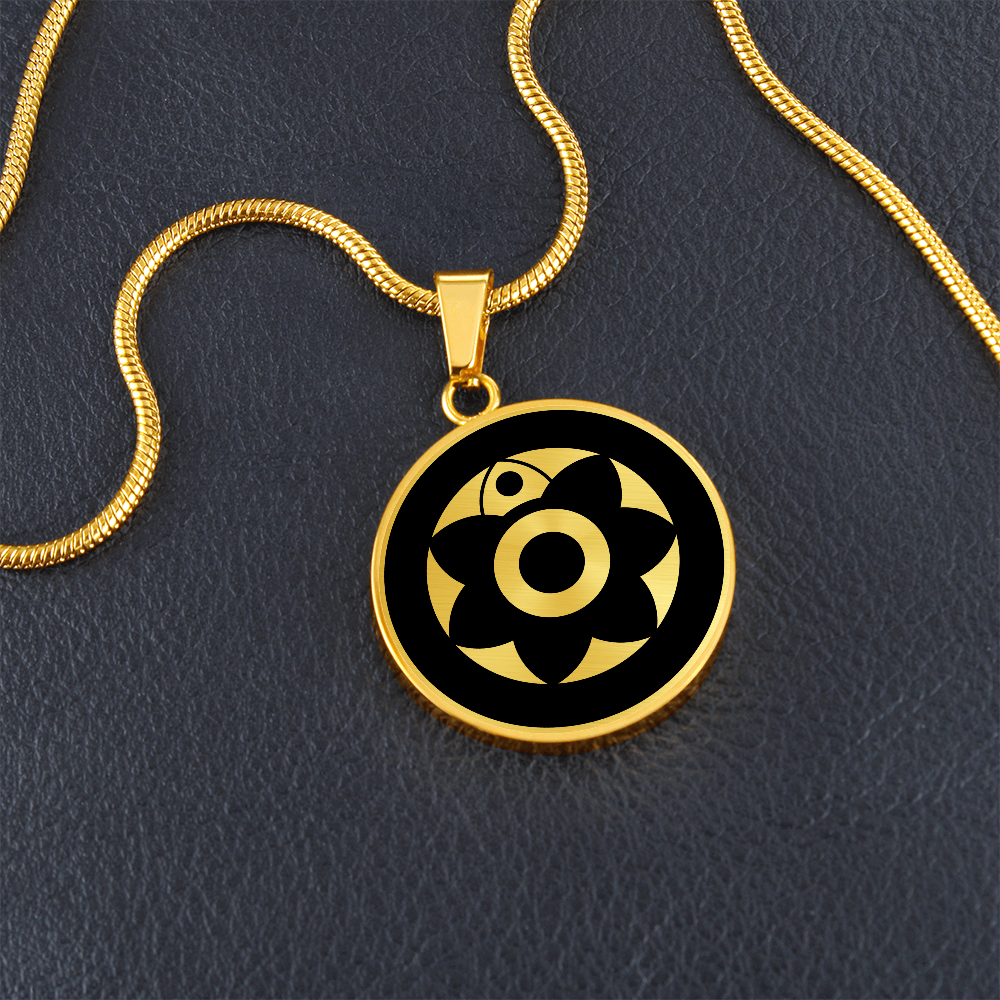 Crop Circle Pendant and Luxury Necklace - Micheldever 2