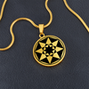 Crop Circle Pendant and Luxury Necklace - Winchester 5