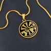 Crop Circle Pendant and Luxury Necklace - Oare 2