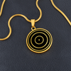 Crop Circle Pendant and Luxury Necklace - Momalle