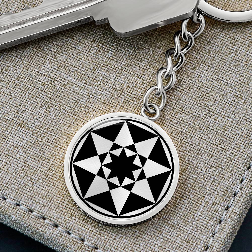 Crop Circle Pendant with Keychain - Winchester 5