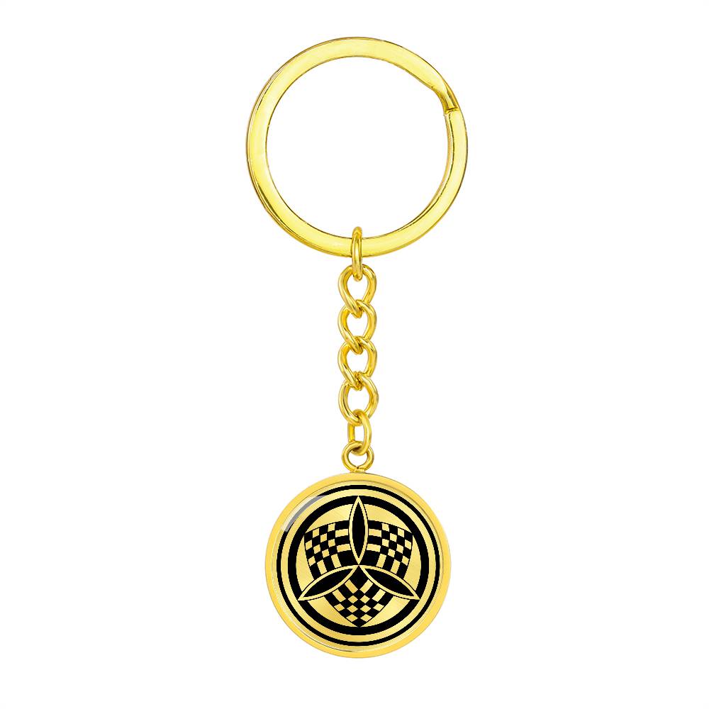 Crop Circle Pendant with Keychain - Barton Stacey 2