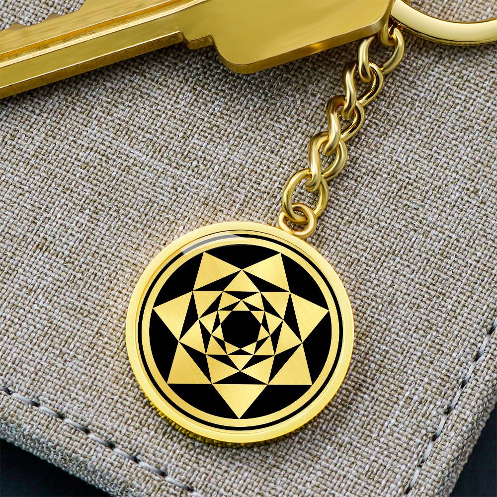 Crop Circle Pendant with Keychain - Ludgershall