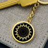 Crop Circle Pendant with Keychain - Roundway Hill 7