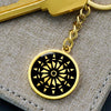 Crop Circle Pendant with Keychain - Okeford