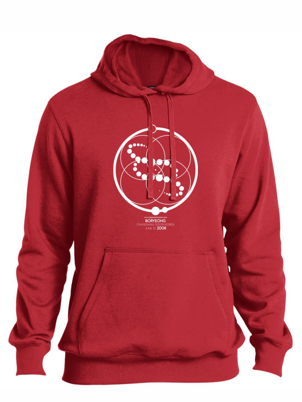 Crop Circle Pullover Hoodie - Boryeong