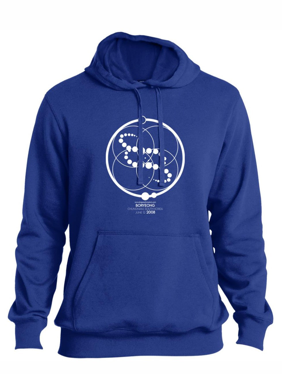Crop Circle Pullover Hoodie - Boryeong