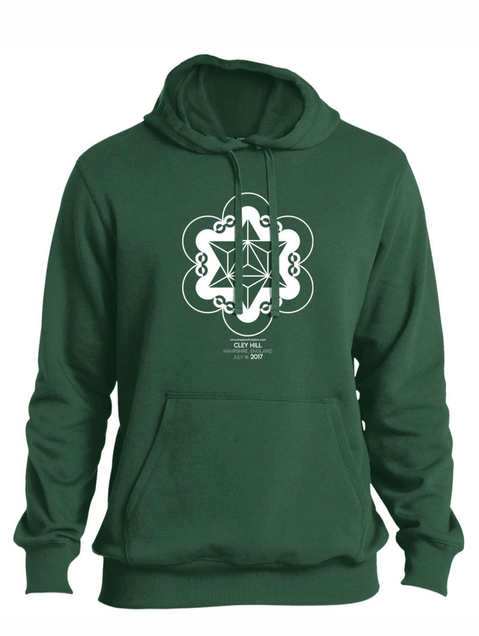 Crop Circle Pullover Hoodie - Cley Hill 2