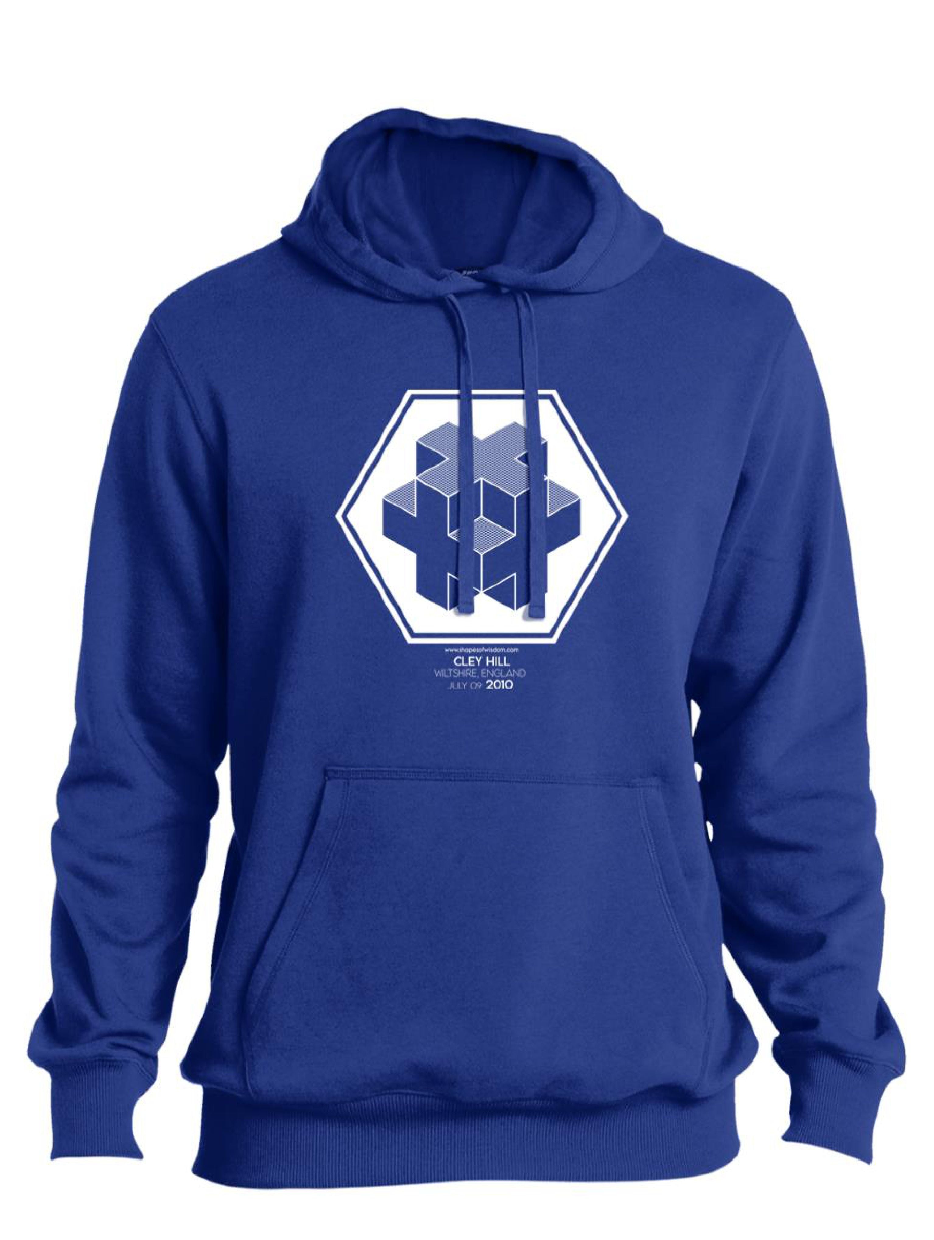 Crop Circle Pullover Hoodie - Cley Hill