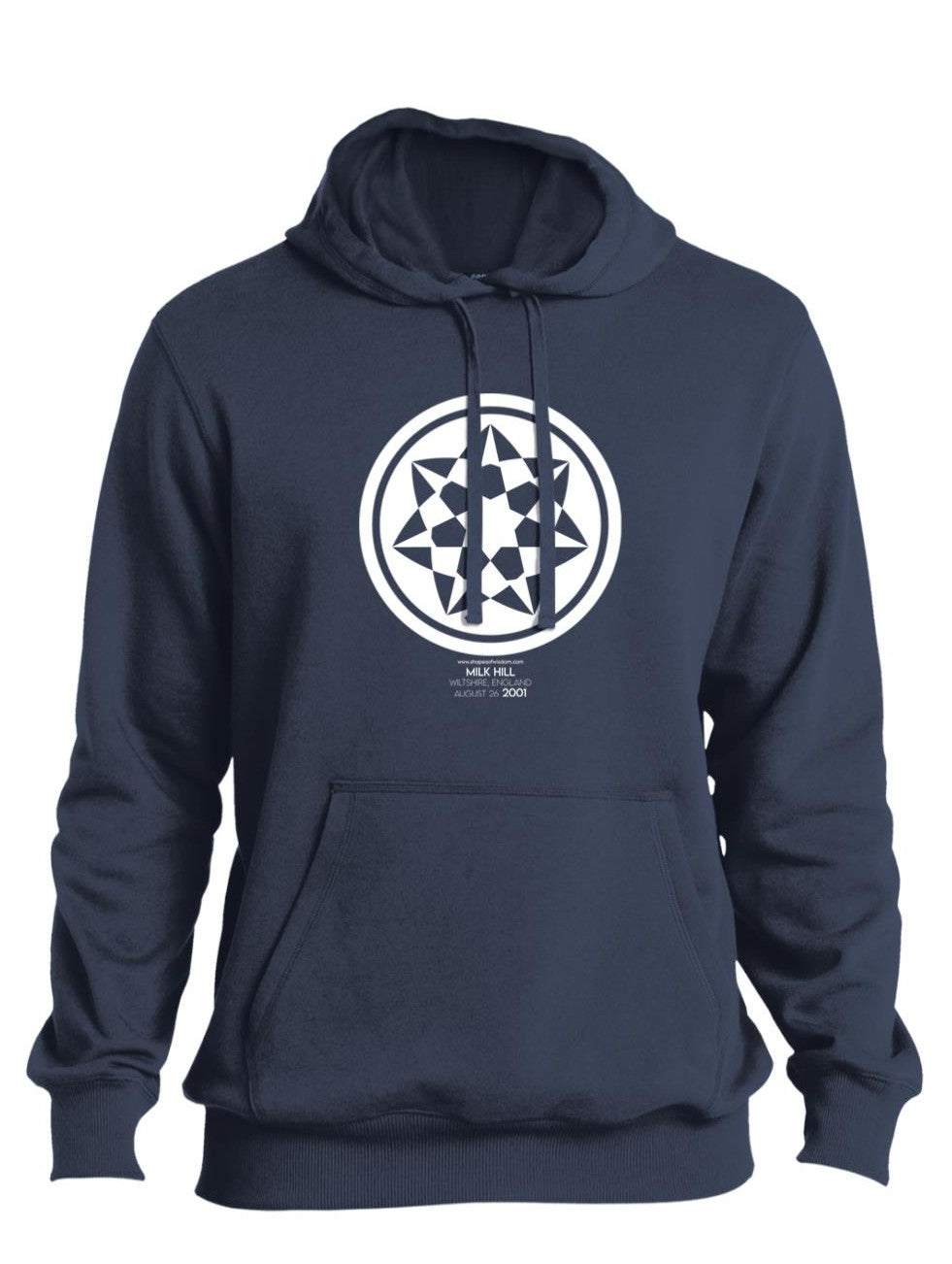 Crop Circle Pullover Hoodie - Milk Hill 8