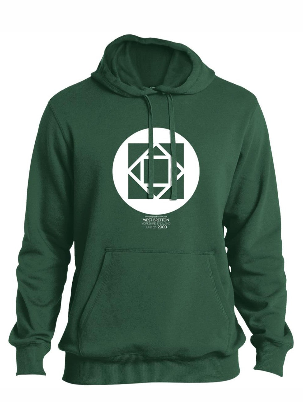 Crop Circle Pullover Hoodie - West Bretton