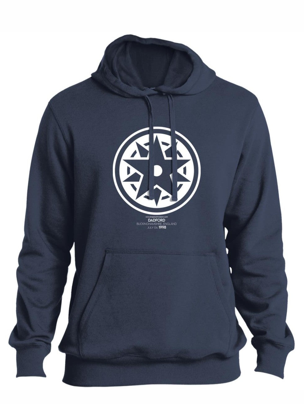 Crop Circle Pullover Hoodie - Dadford