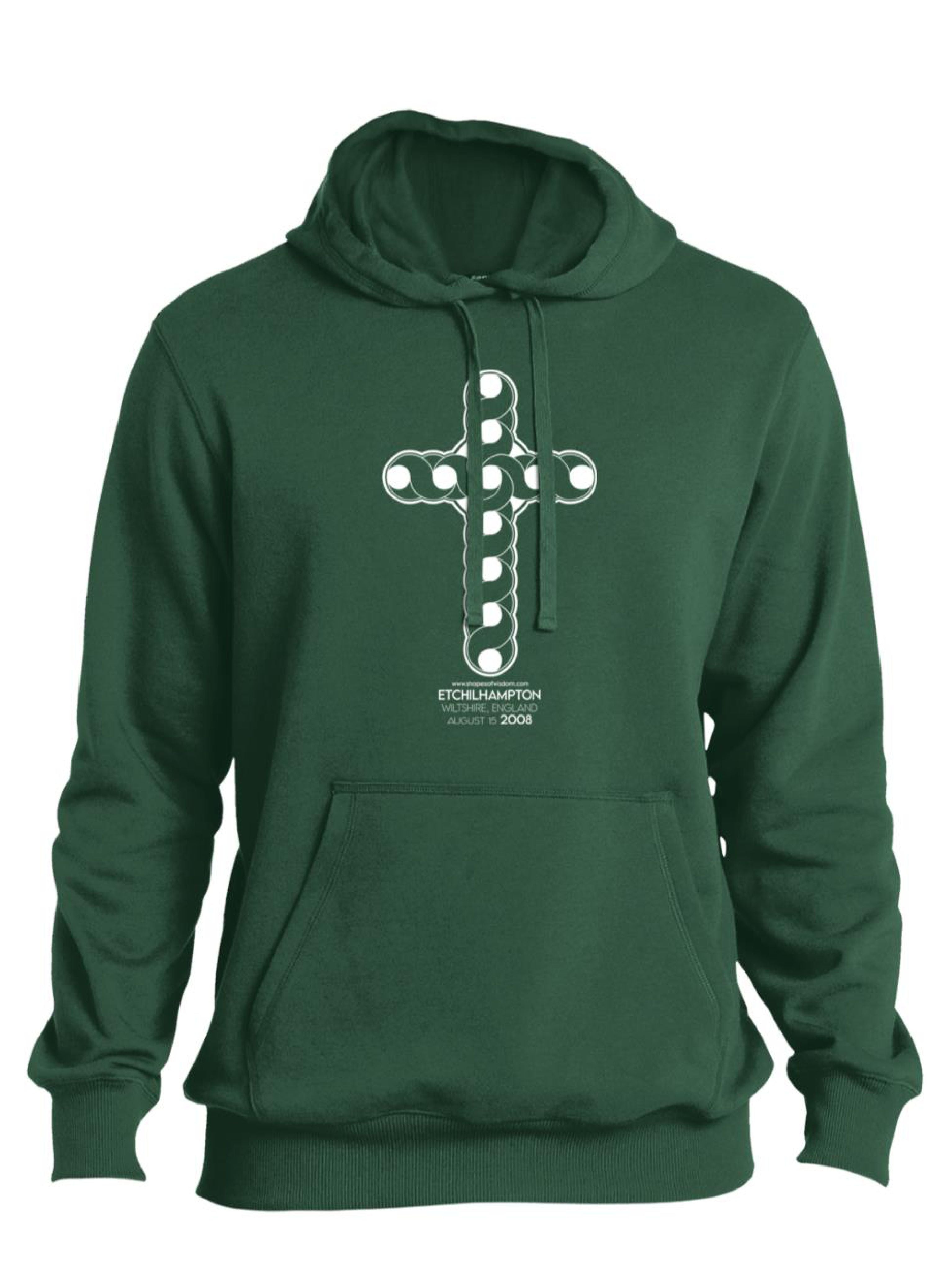 Crop Circle Pullover Hoodie - Etchilhampton