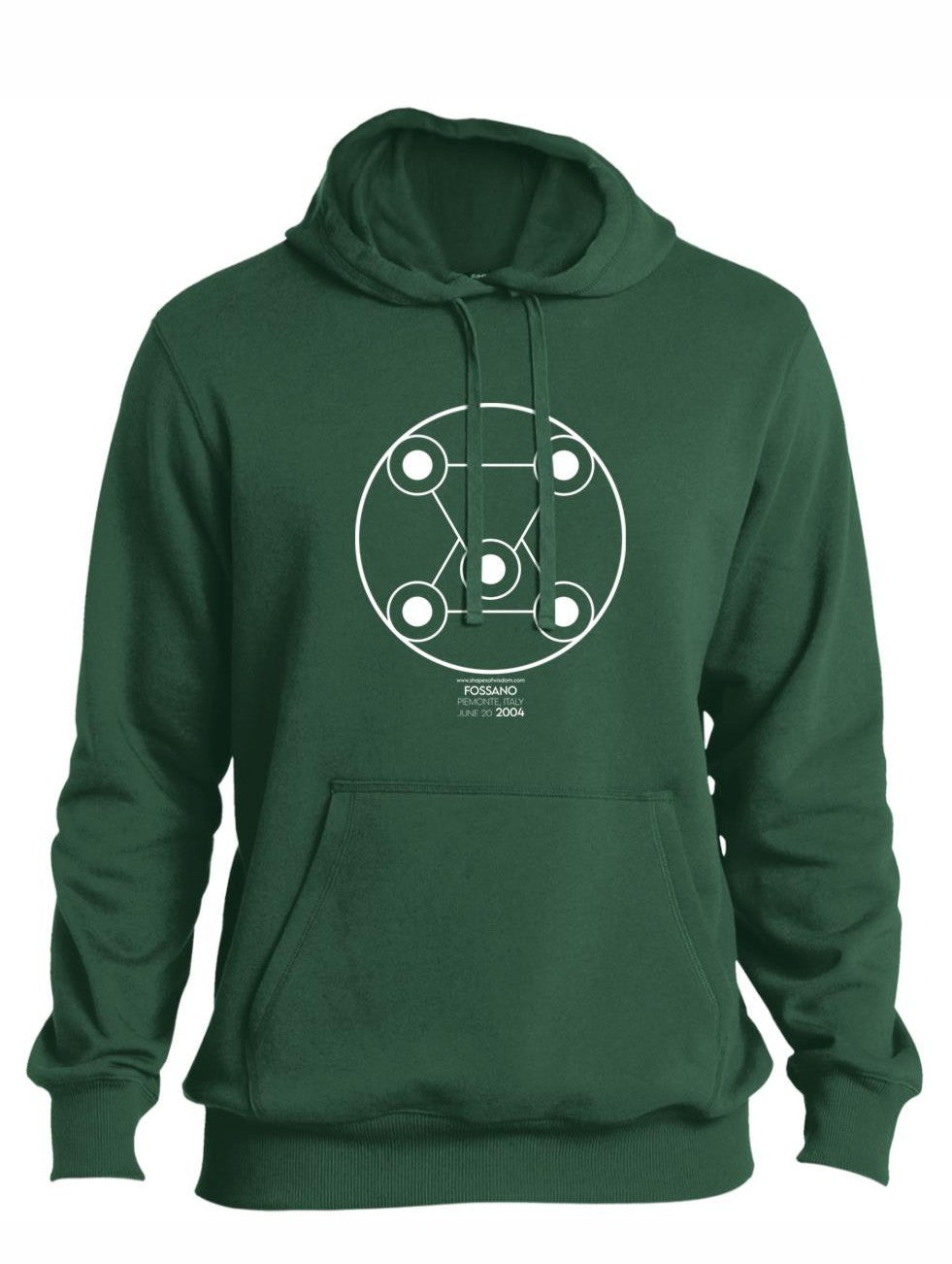 Crop Circle Pullover Hoodie - Fossano