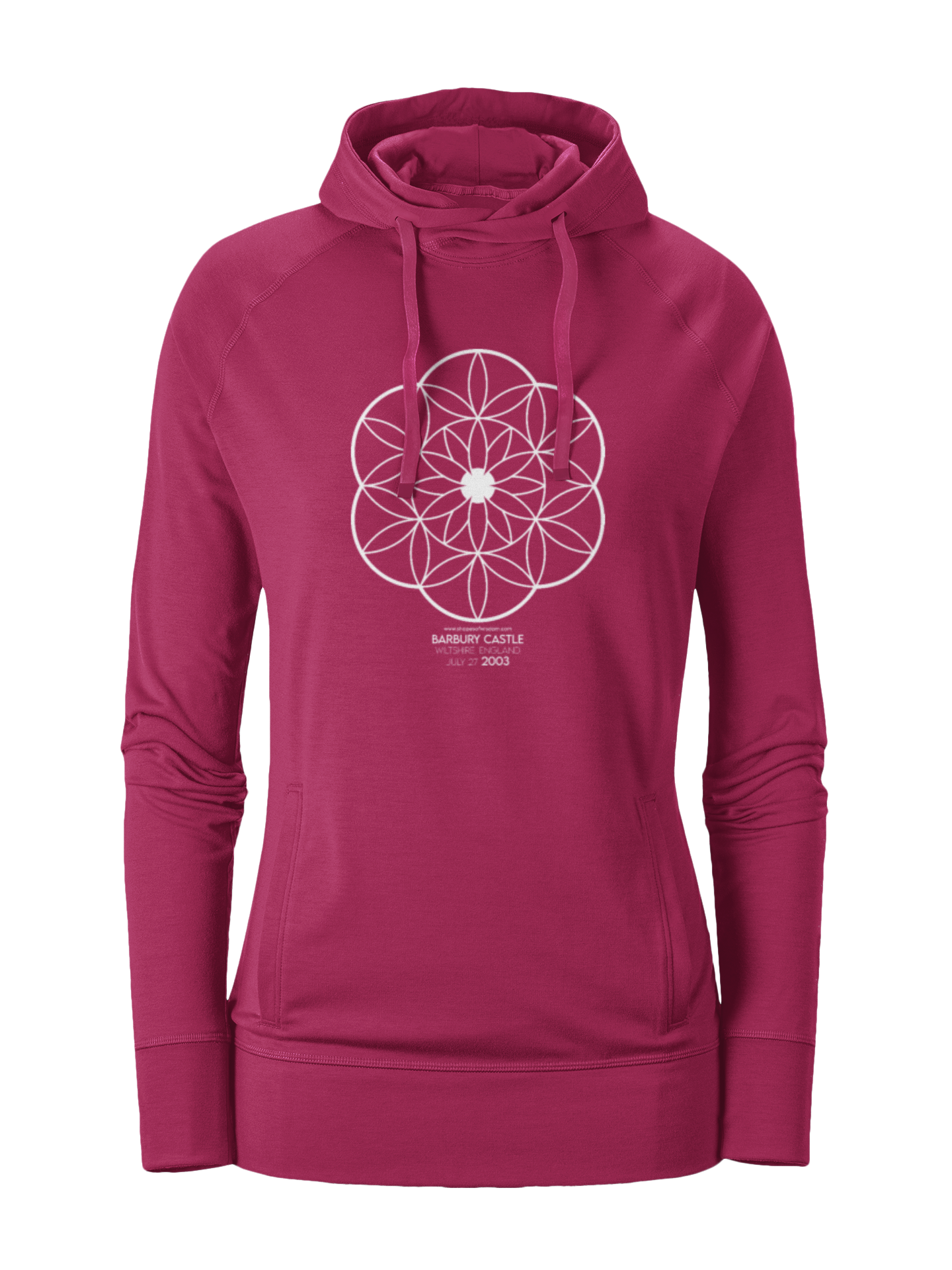 Crop Circle Girl´s College Hoodie - Barbury Castle 12