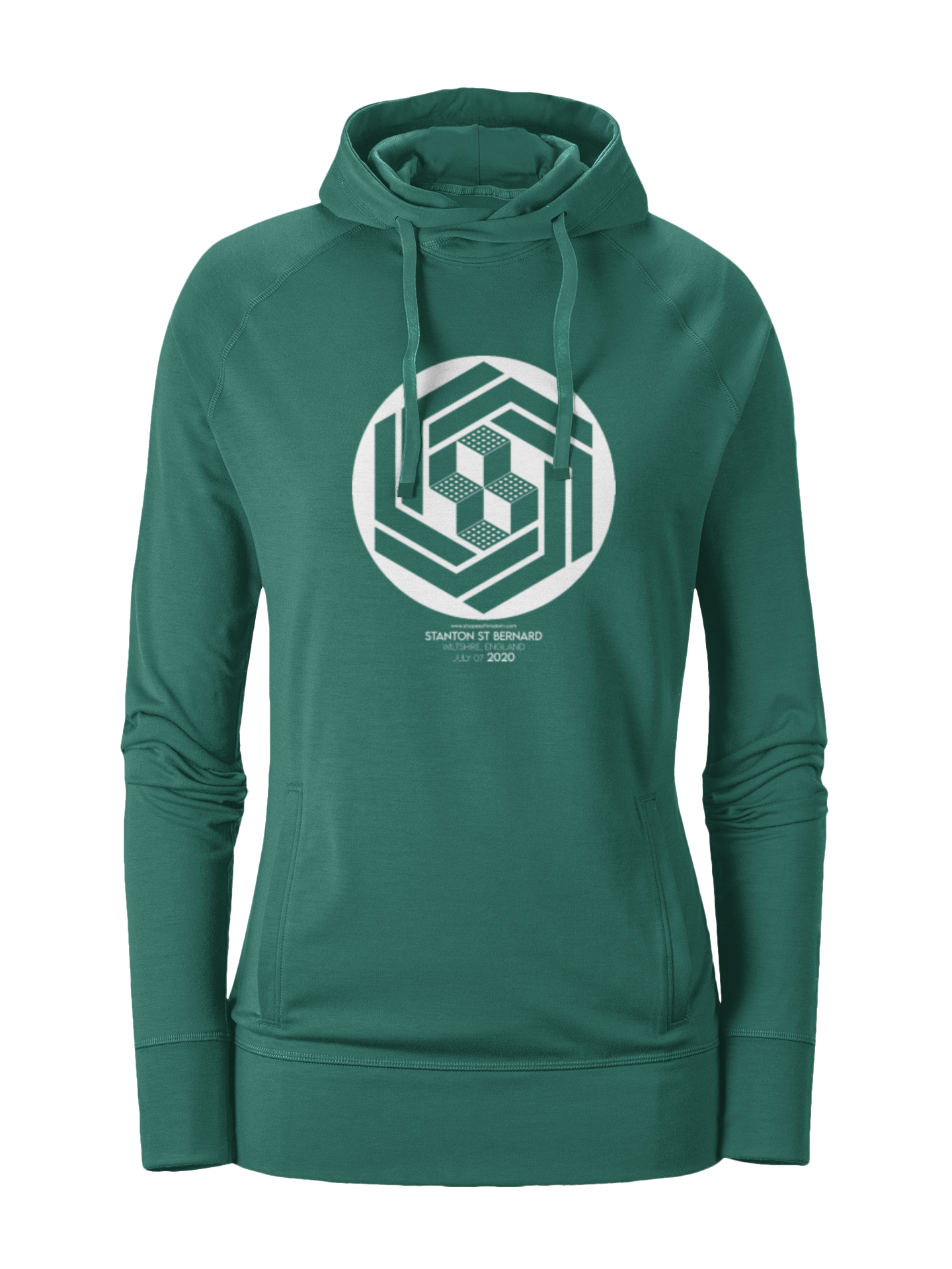 Crop Circle Girl´s College Hoodie - Stanton St Bernard