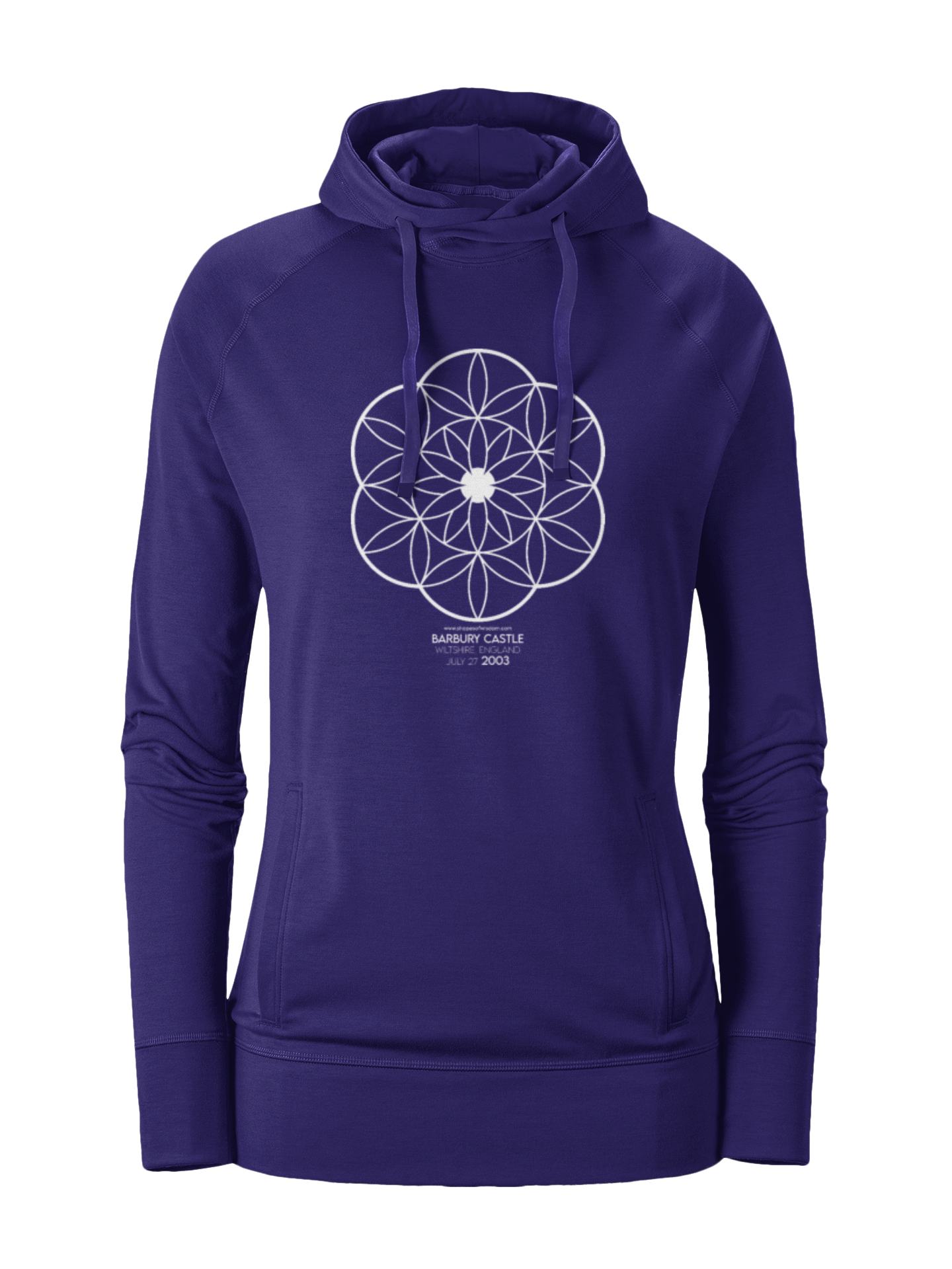 Crop Circle Girl´s College Hoodie - Barbury Castle 12