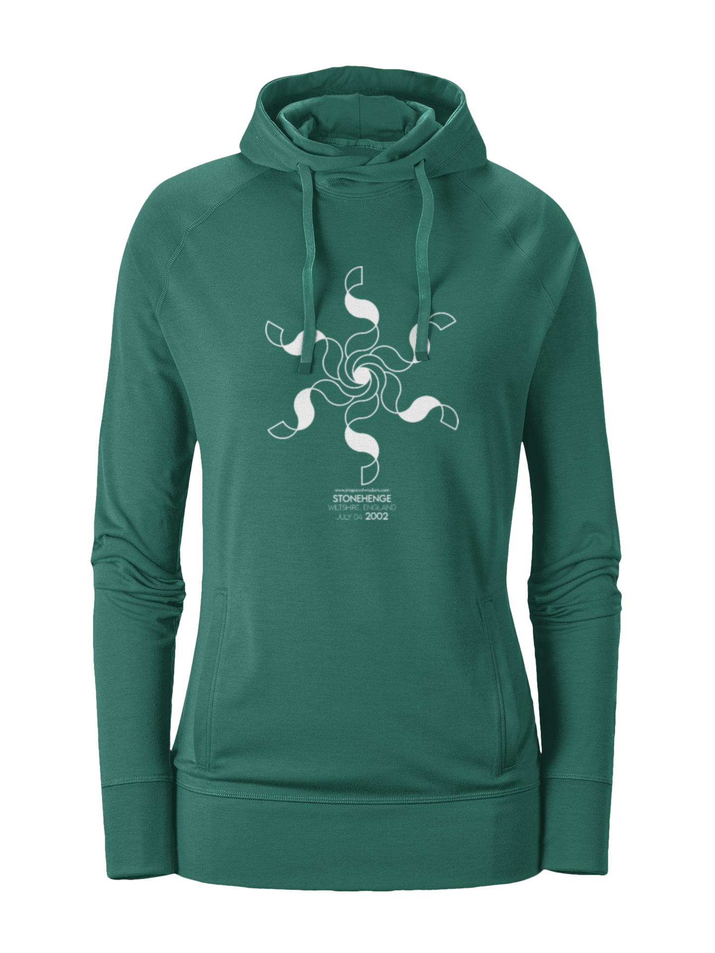 Crop Circle Girl´s College Hoodie - Stonehenge 5