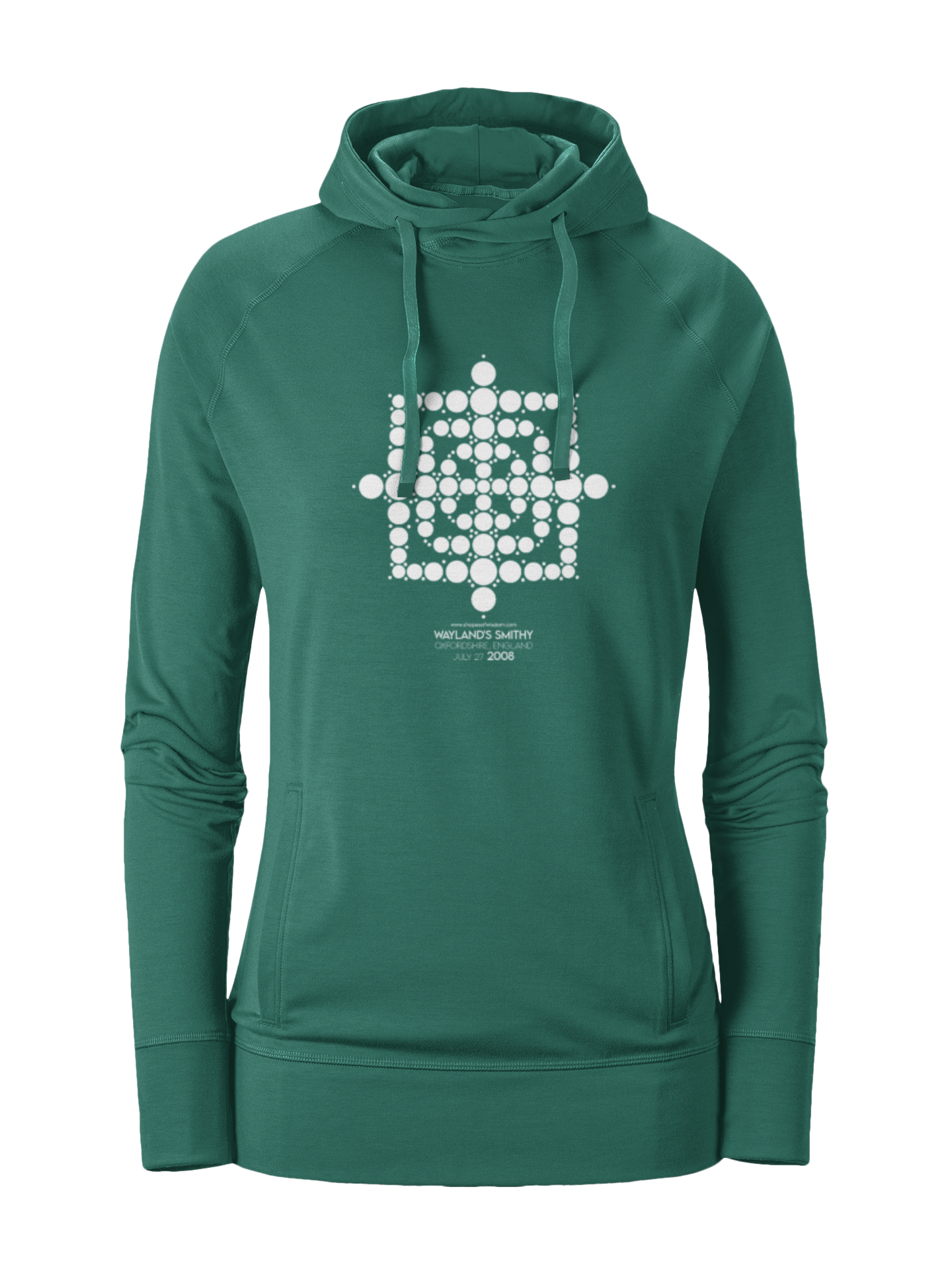 Crop Circle Girl´s College Hoodie - Wayland's Smithy