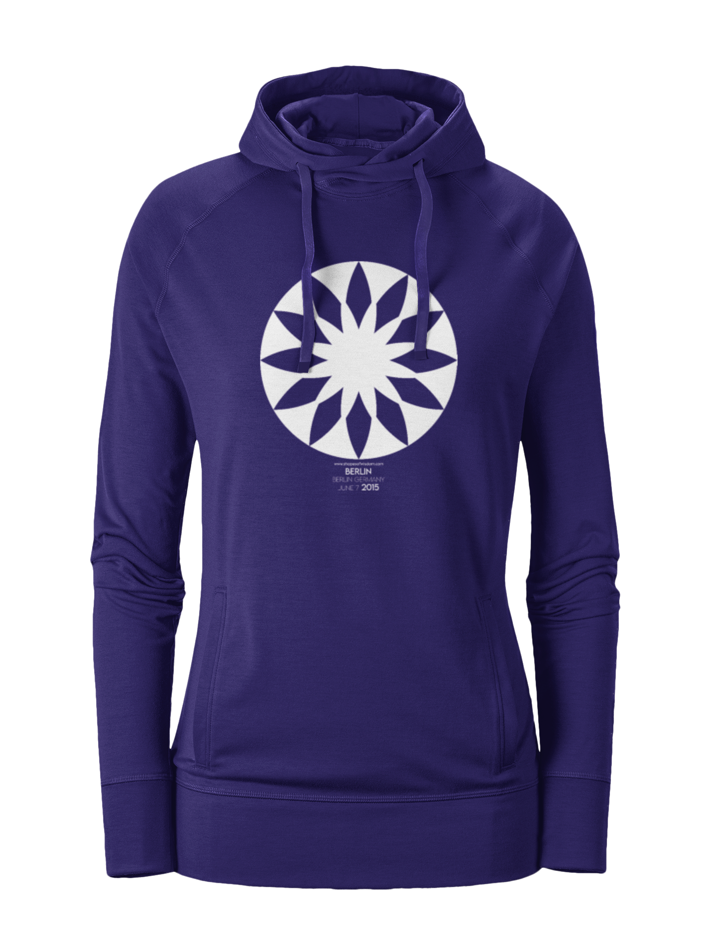 Crop Circle Girl´s College Hoodie - Berlin