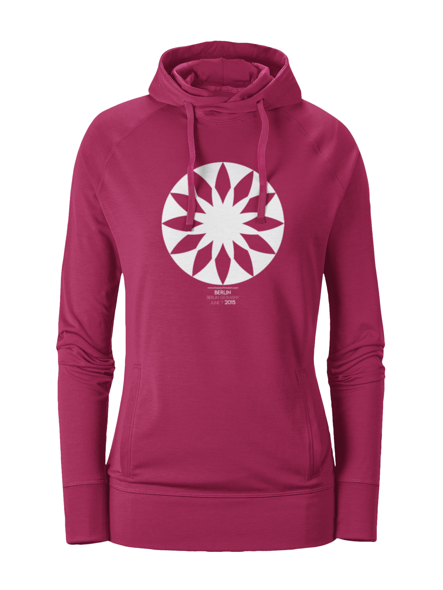Crop Circle Girl´s College Hoodie - Berlin