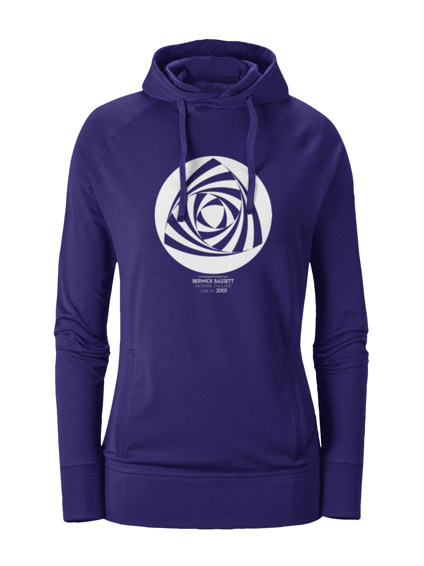 Crop Circle Girl´s College Hoodie - Berwick Basset 2