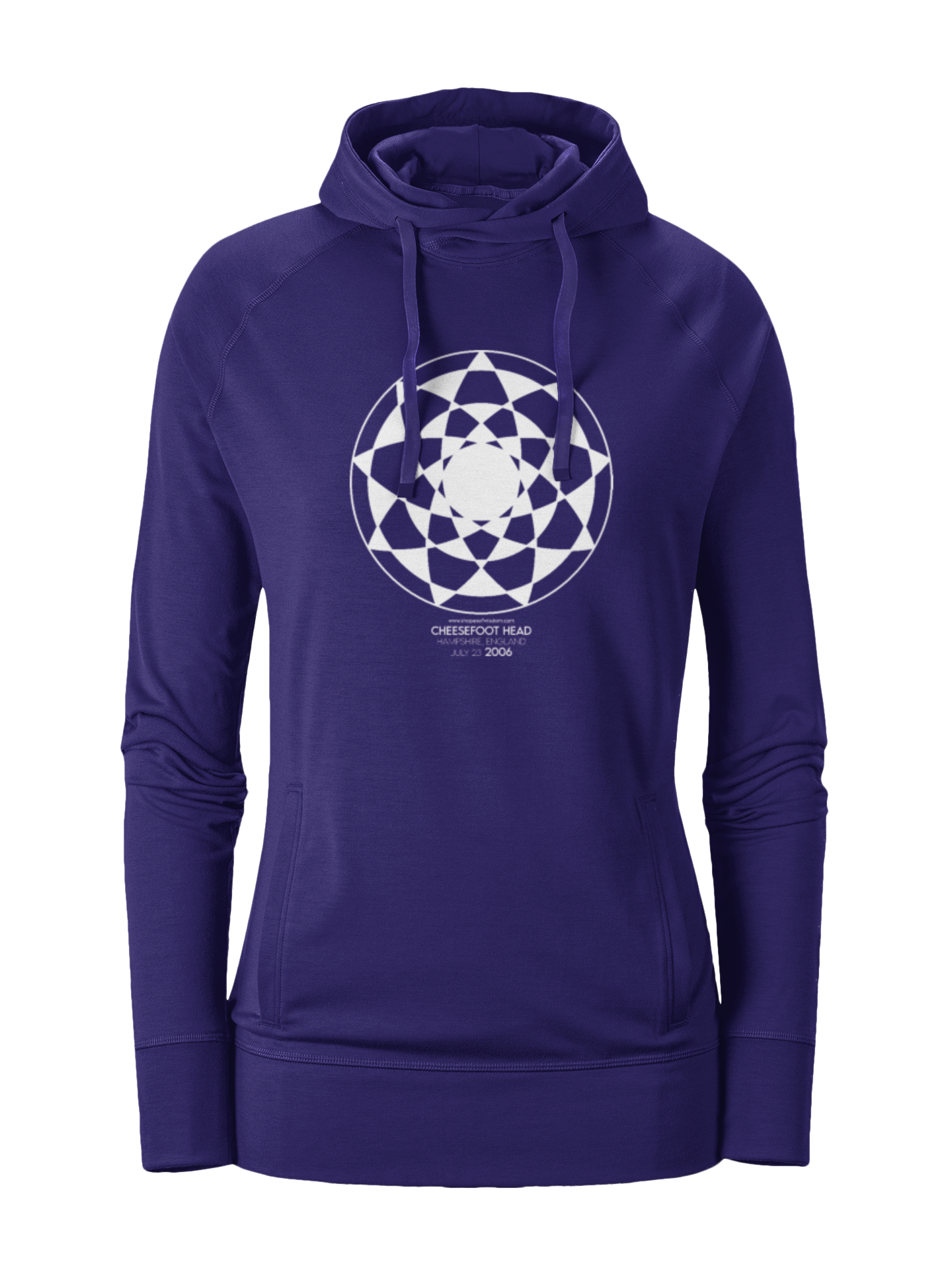 Crop Circle Girl´s College Hoodie - Cheesefoot Head 4