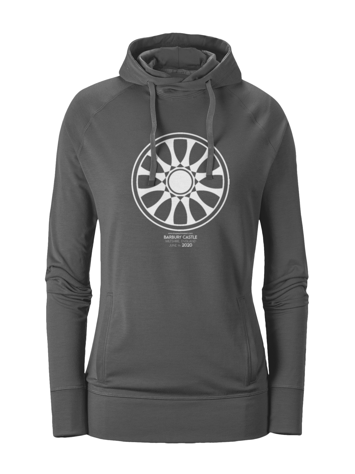 Crop Circle Girl´s College Hoodie - Barbury Castle 2