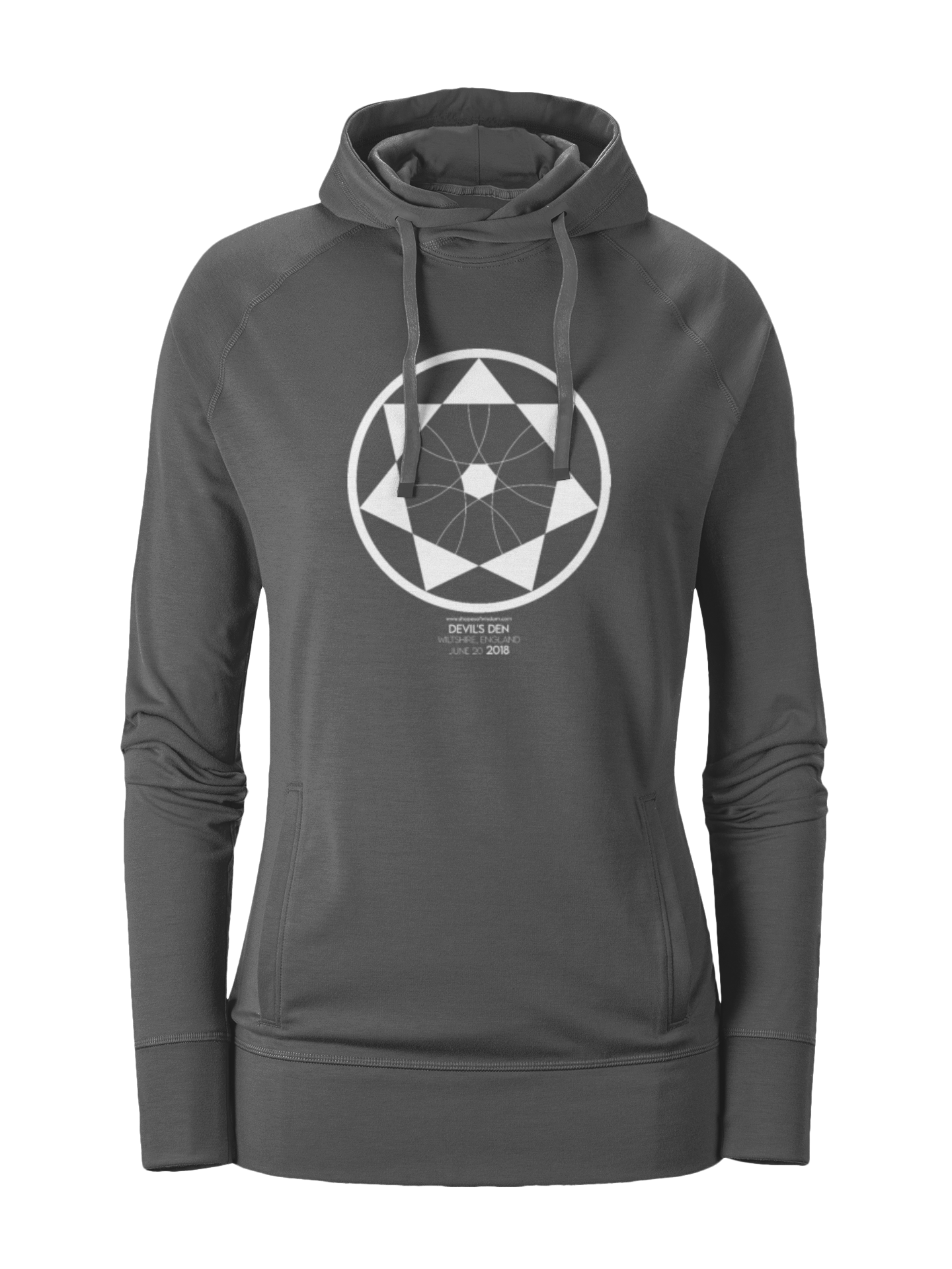 Crop Circle Girl´s College Hoodie - Devil´s Den 2