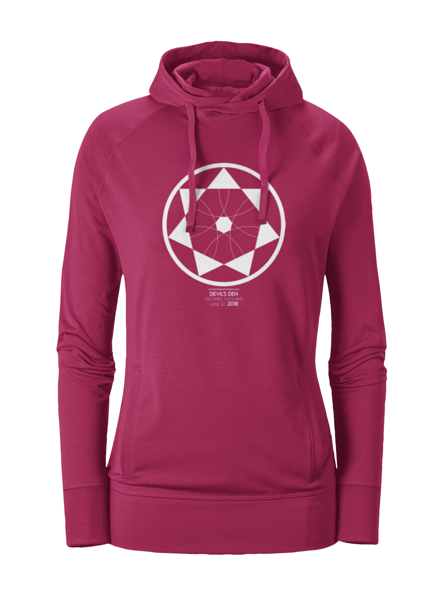 Crop Circle Girl´s College Hoodie - Devil´s Den 2