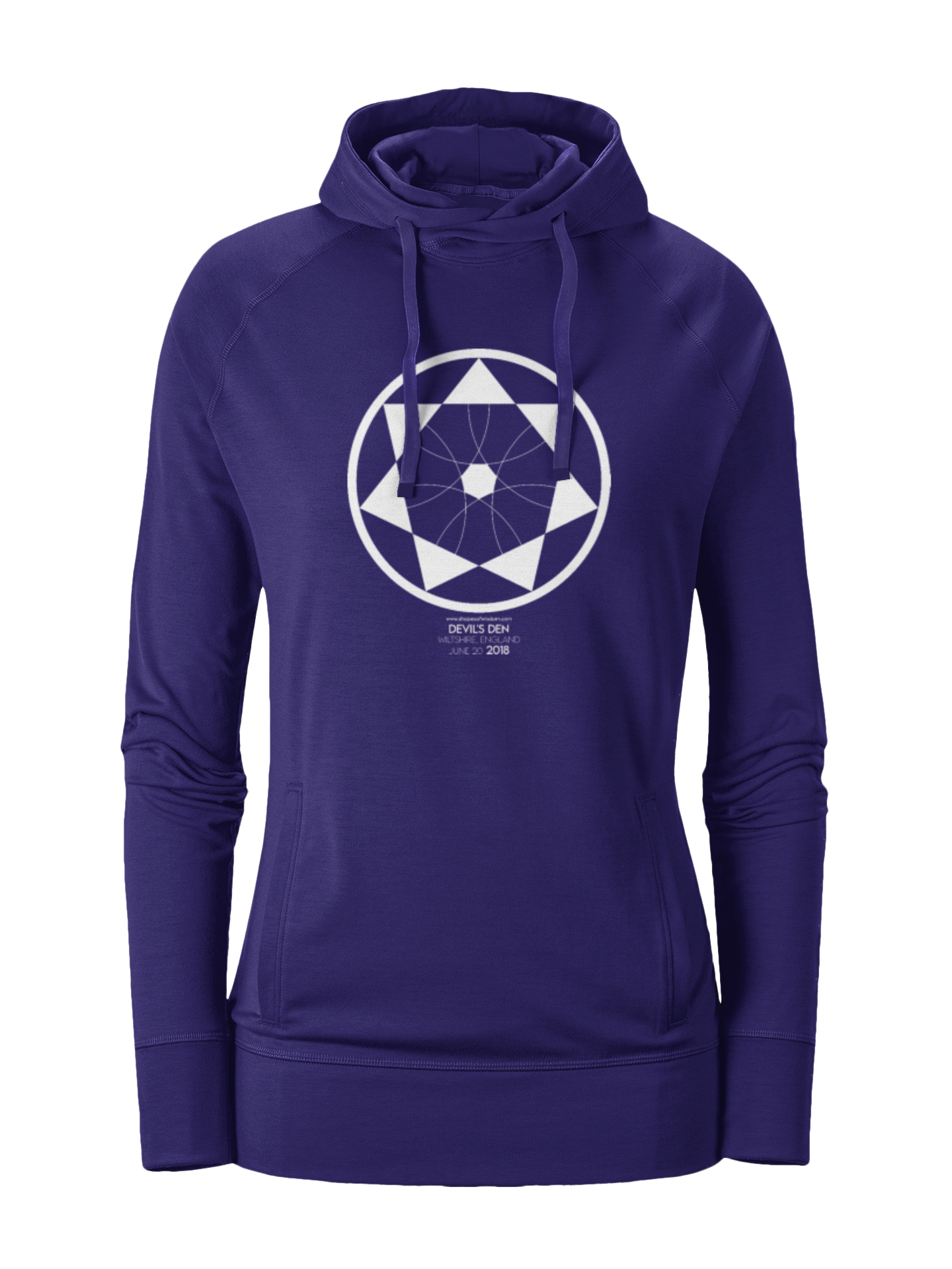 Crop Circle Girl´s College Hoodie - Devil´s Den 2