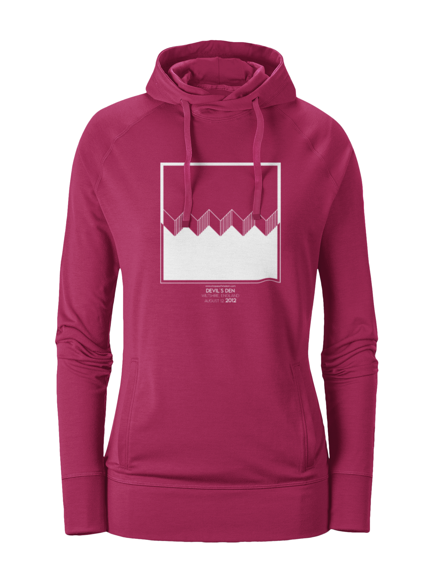 Crop Circle Girl´s College Hoodie - Devil´s Den