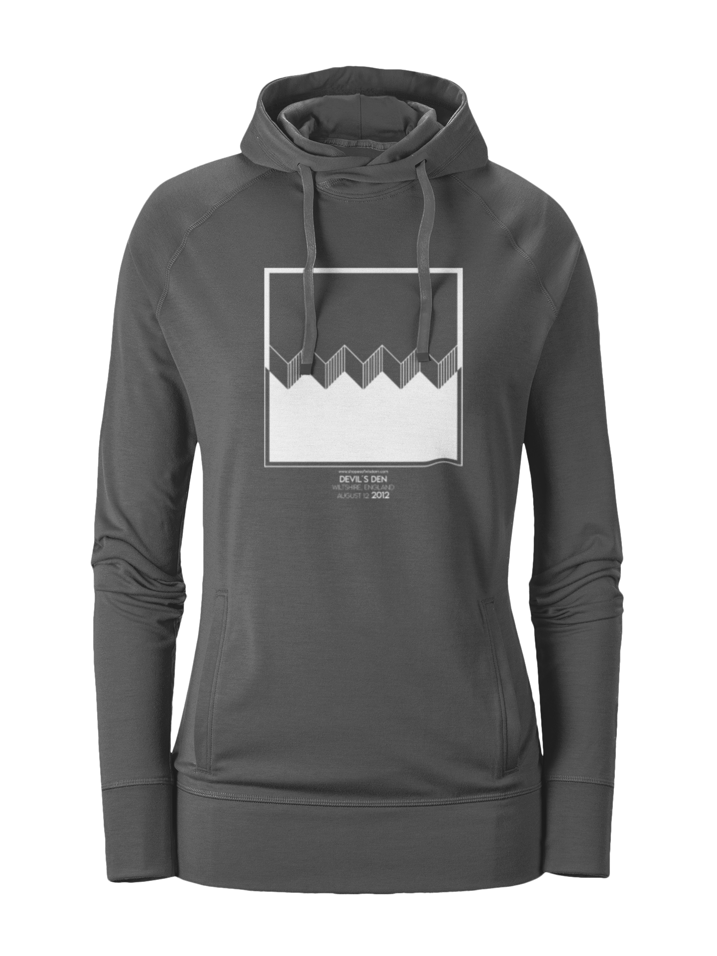 Crop Circle Girl´s College Hoodie - Devil´s Den