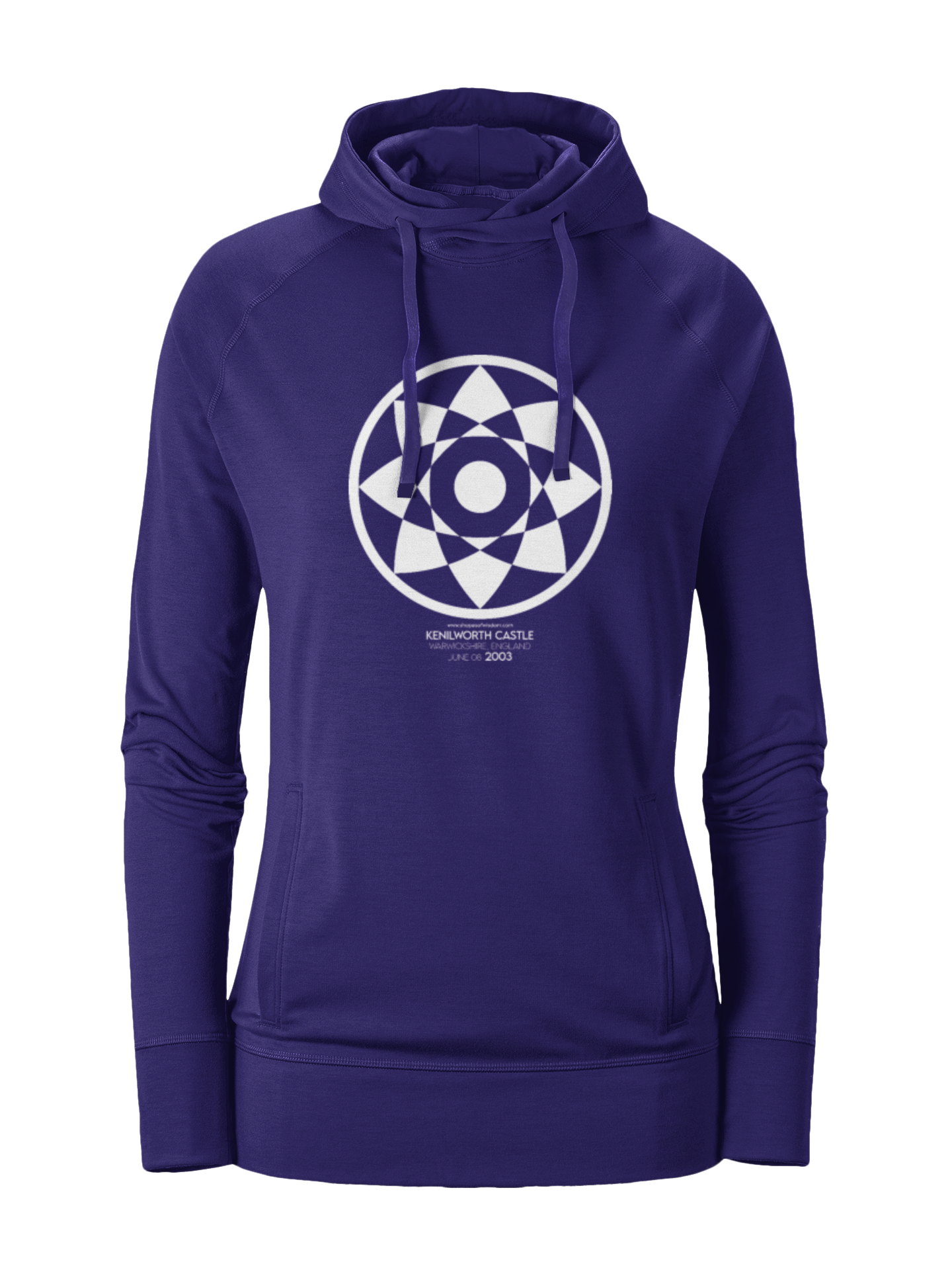 Crop Circle Girl´s College Hoodie - Kenilworth Castle