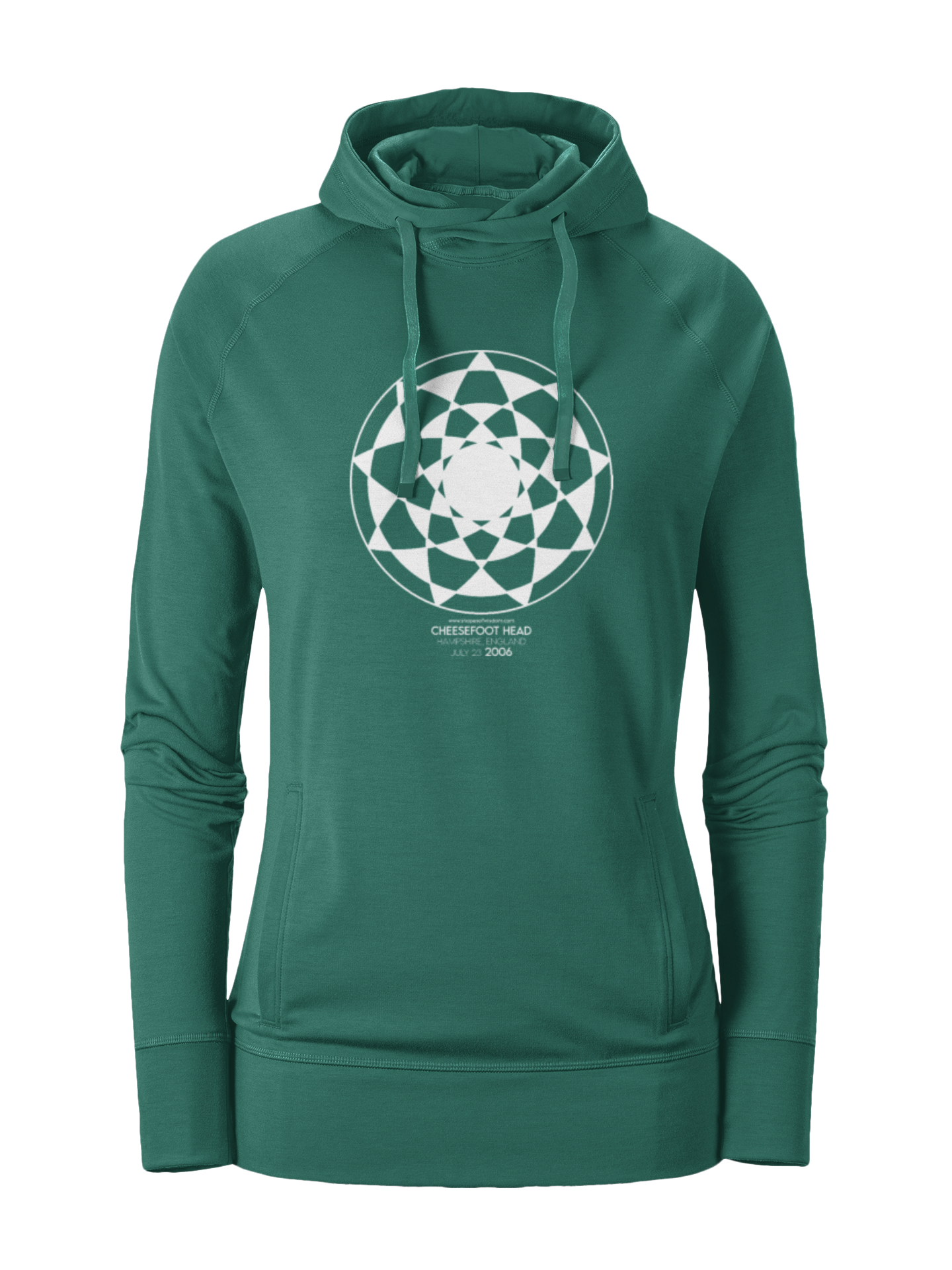 Crop Circle Girl´s College Hoodie - Cheesefoot Head 4