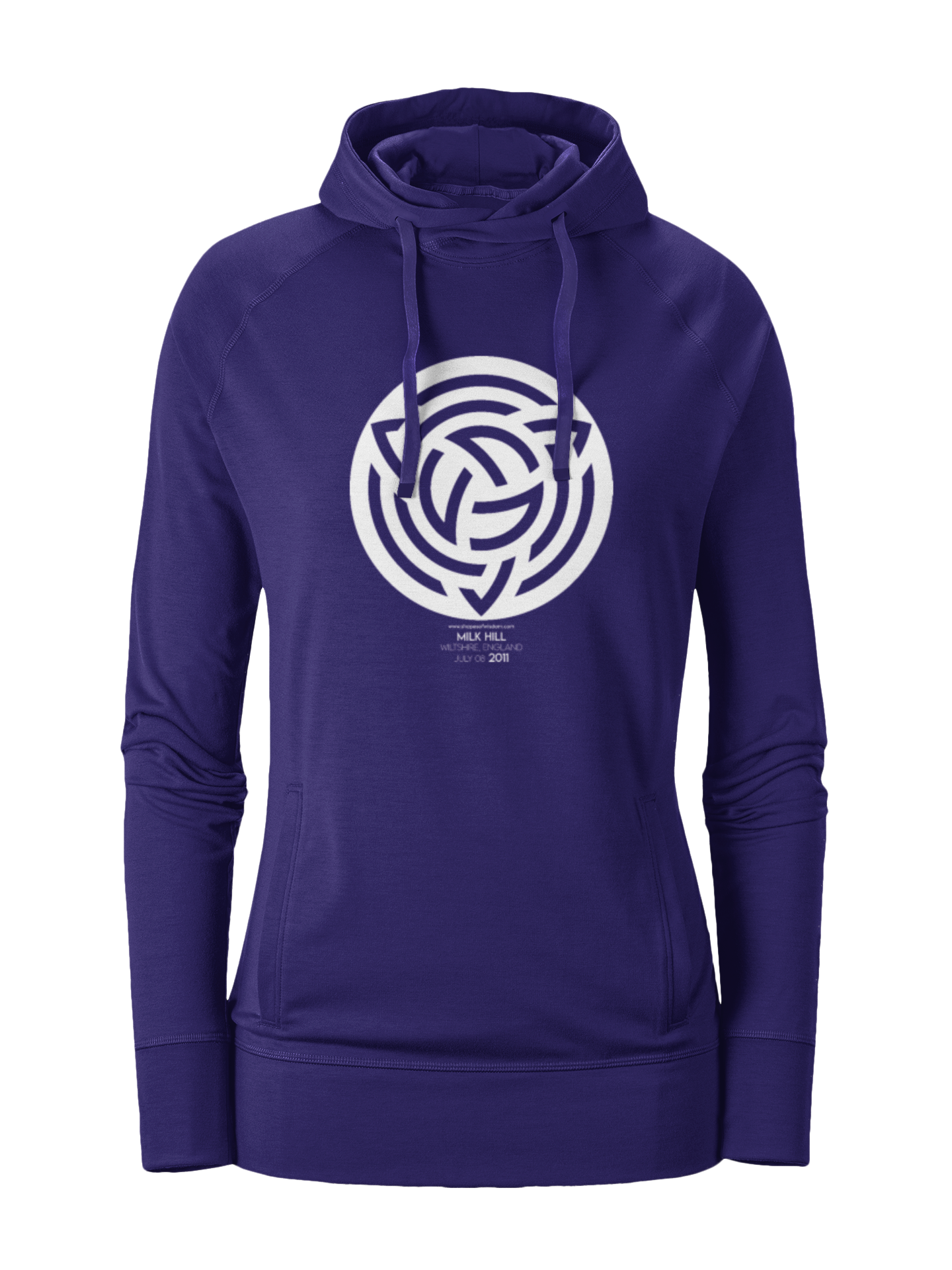 Crop Circle Girl´s College Hoodie - Milk Hill