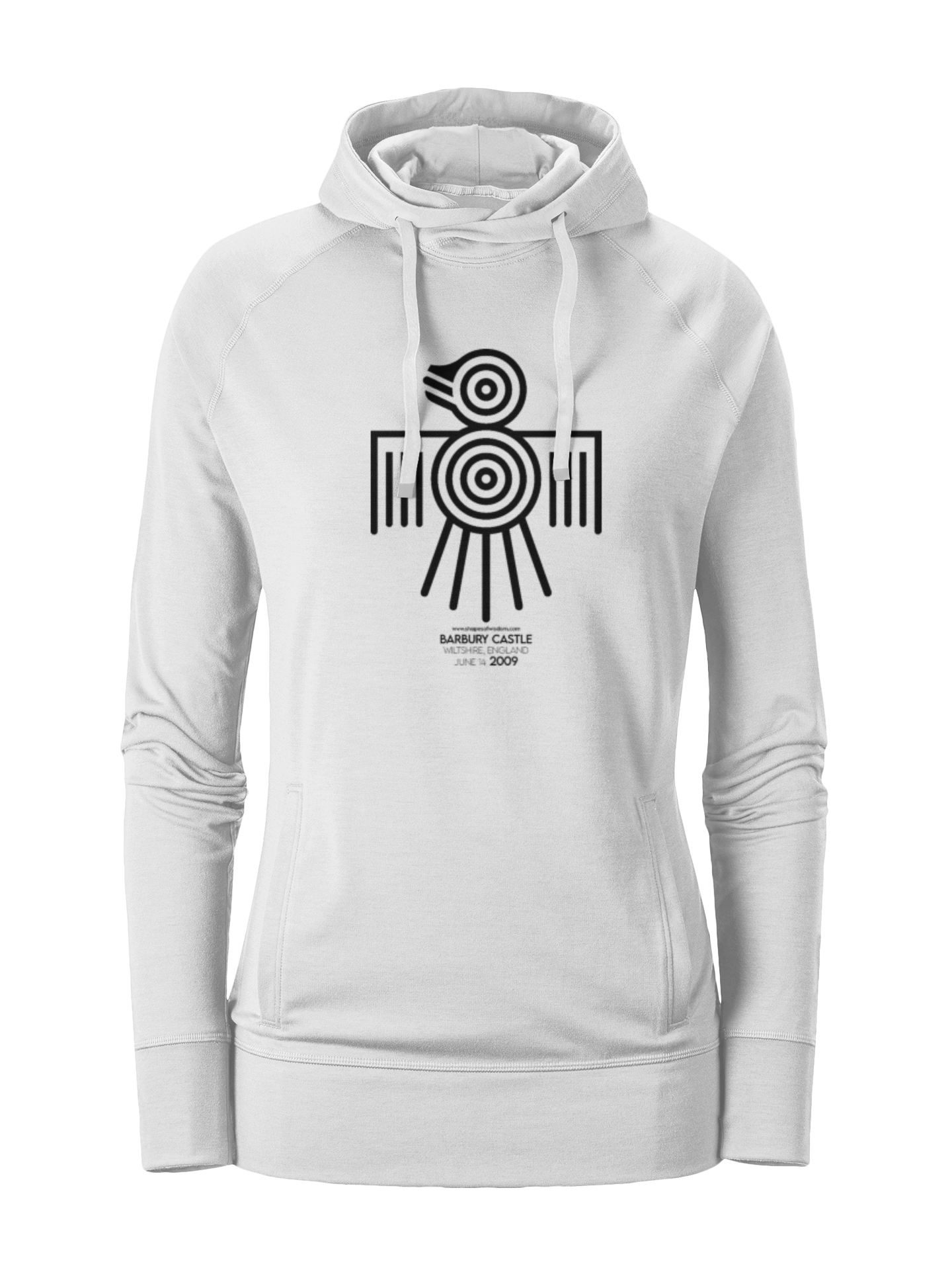 Crop Circle Girl´s College Hoodie - Barbury Castle 14