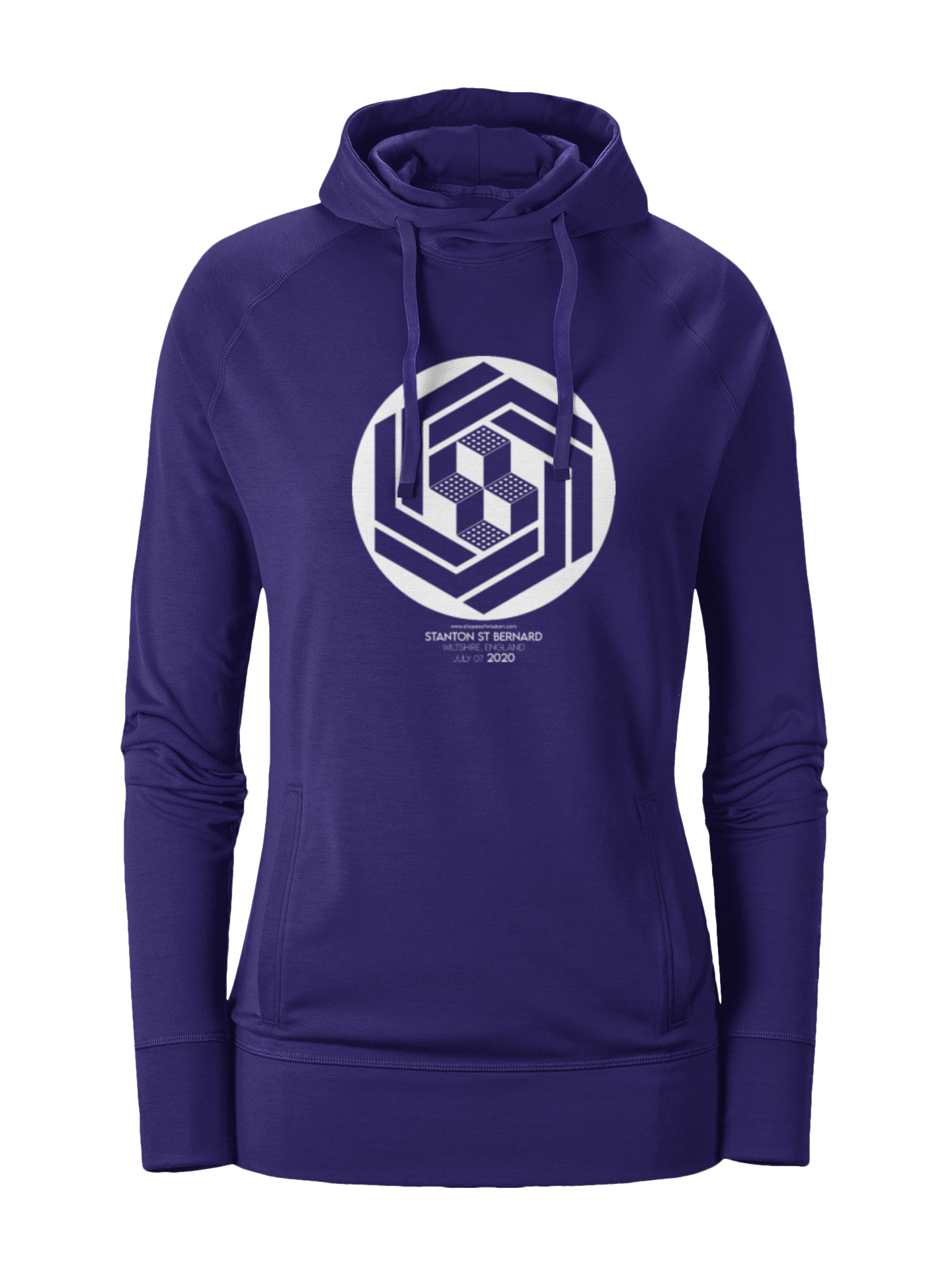 Crop Circle Girl´s College Hoodie - Stanton St Bernard