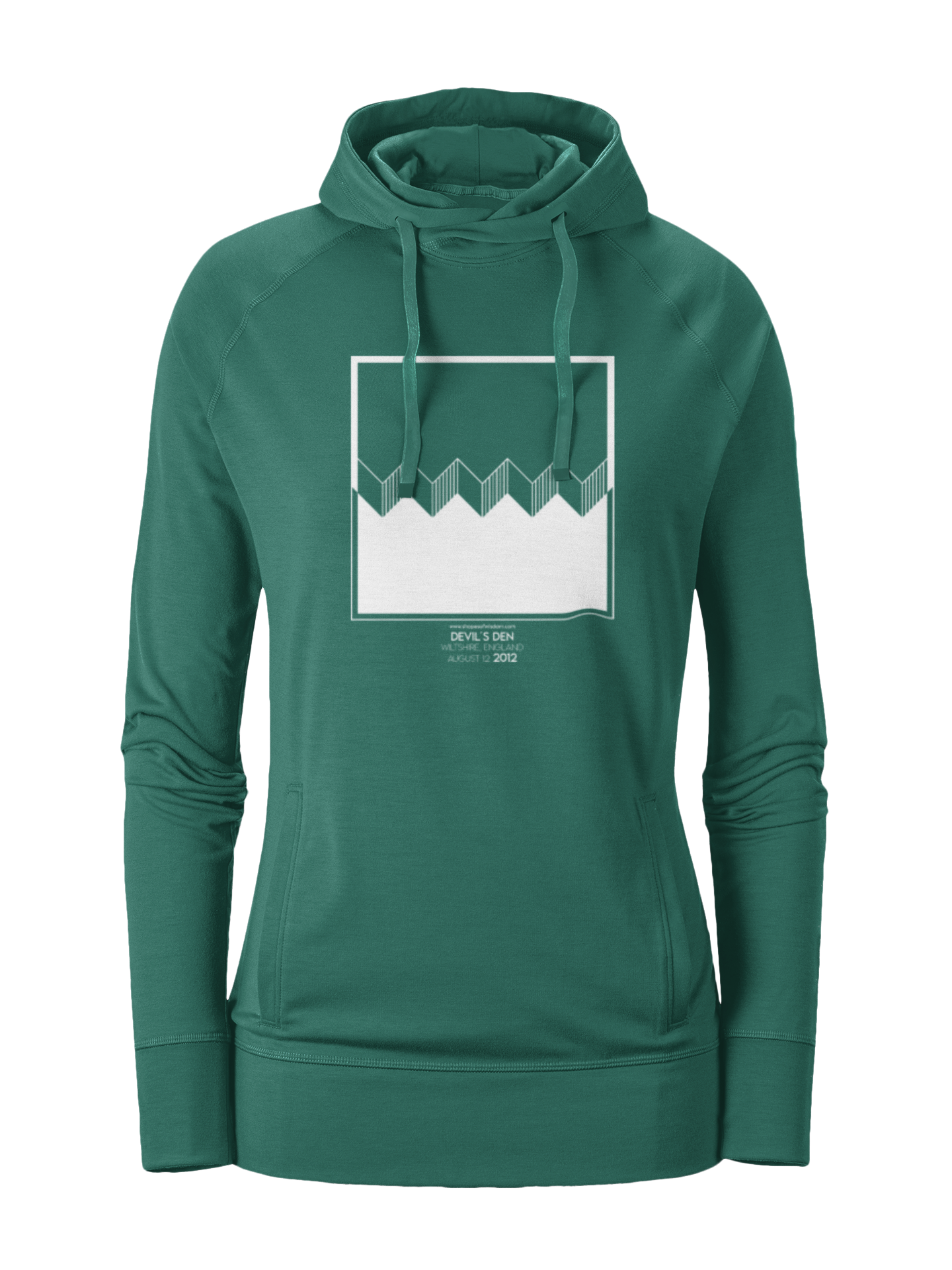 Crop Circle Girl´s College Hoodie - Devil´s Den