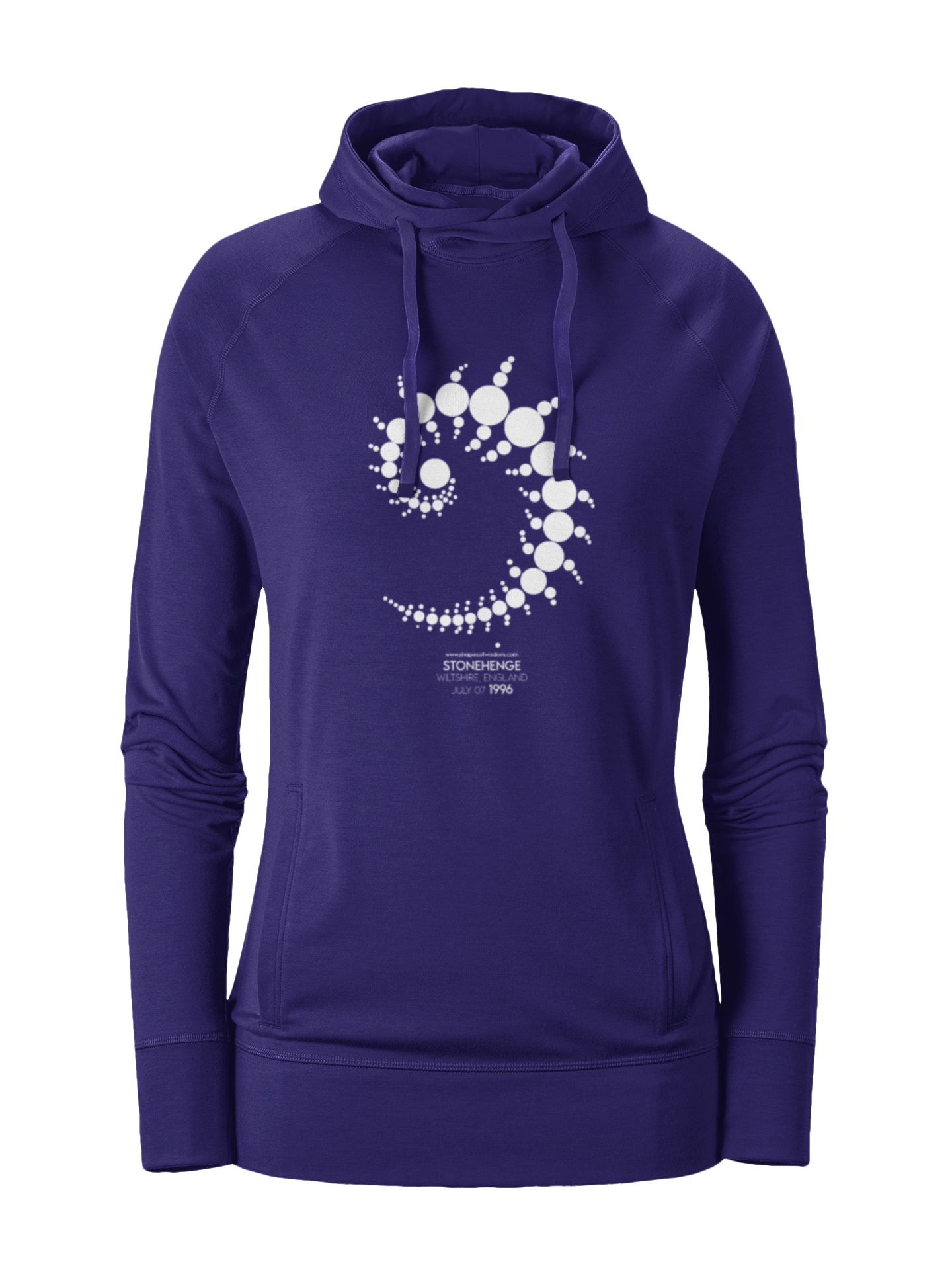 Crop Circle Girl´s College Hoodie - Stonehenge 3