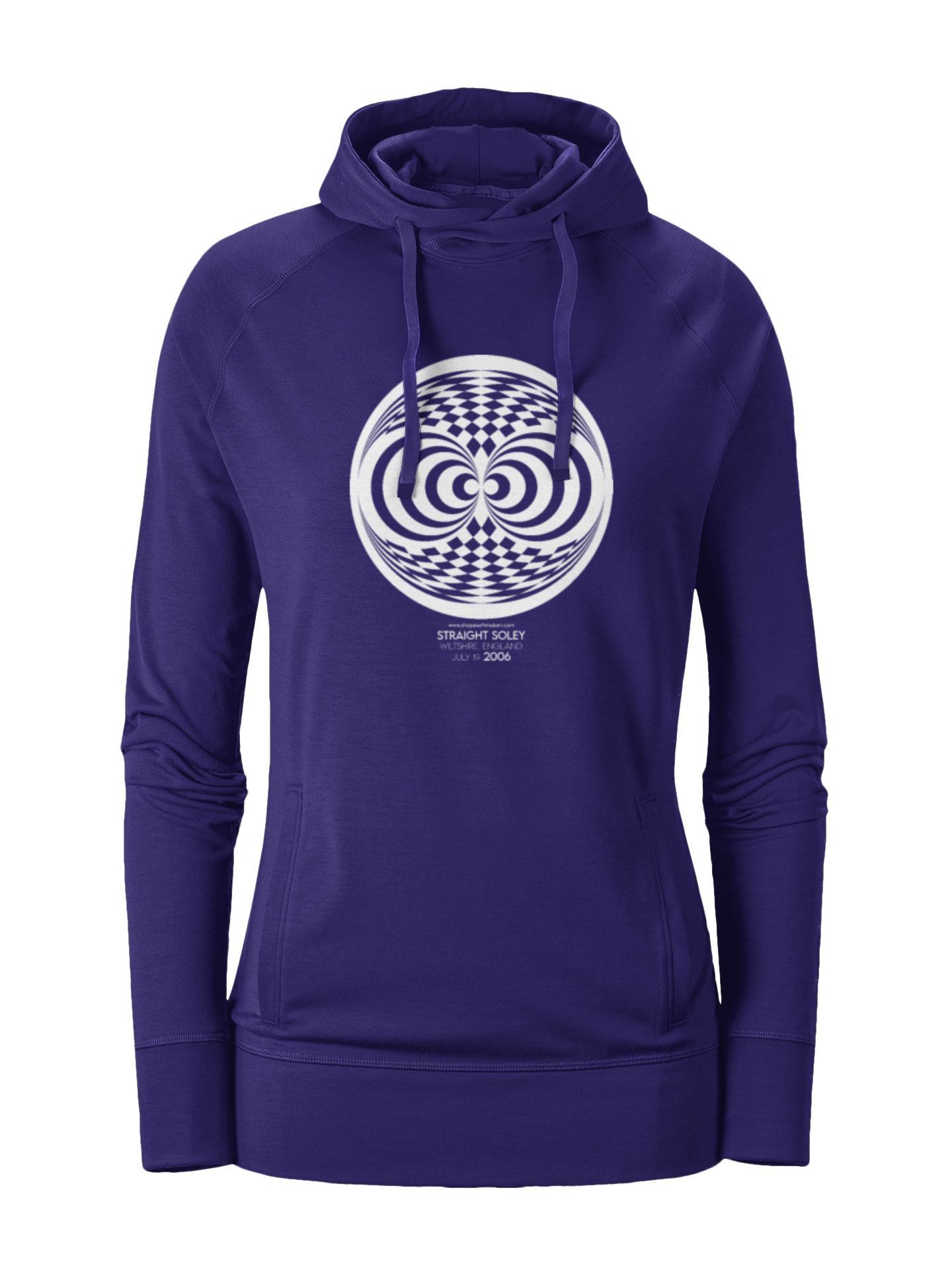 Crop Circle Girl´s College Hoodie - Straight Soley