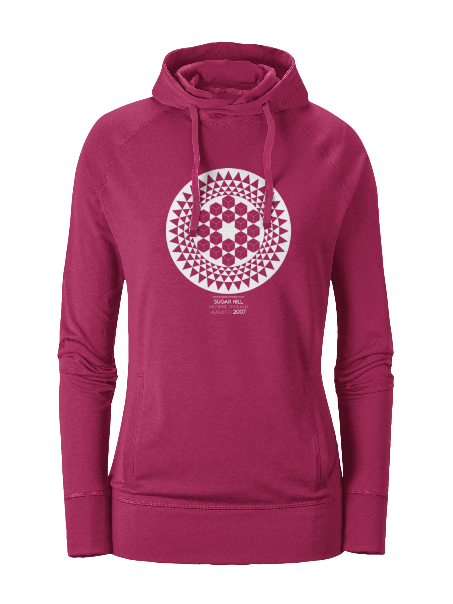 Crop Circle Girl´s College Hoodie - Sugar Hill