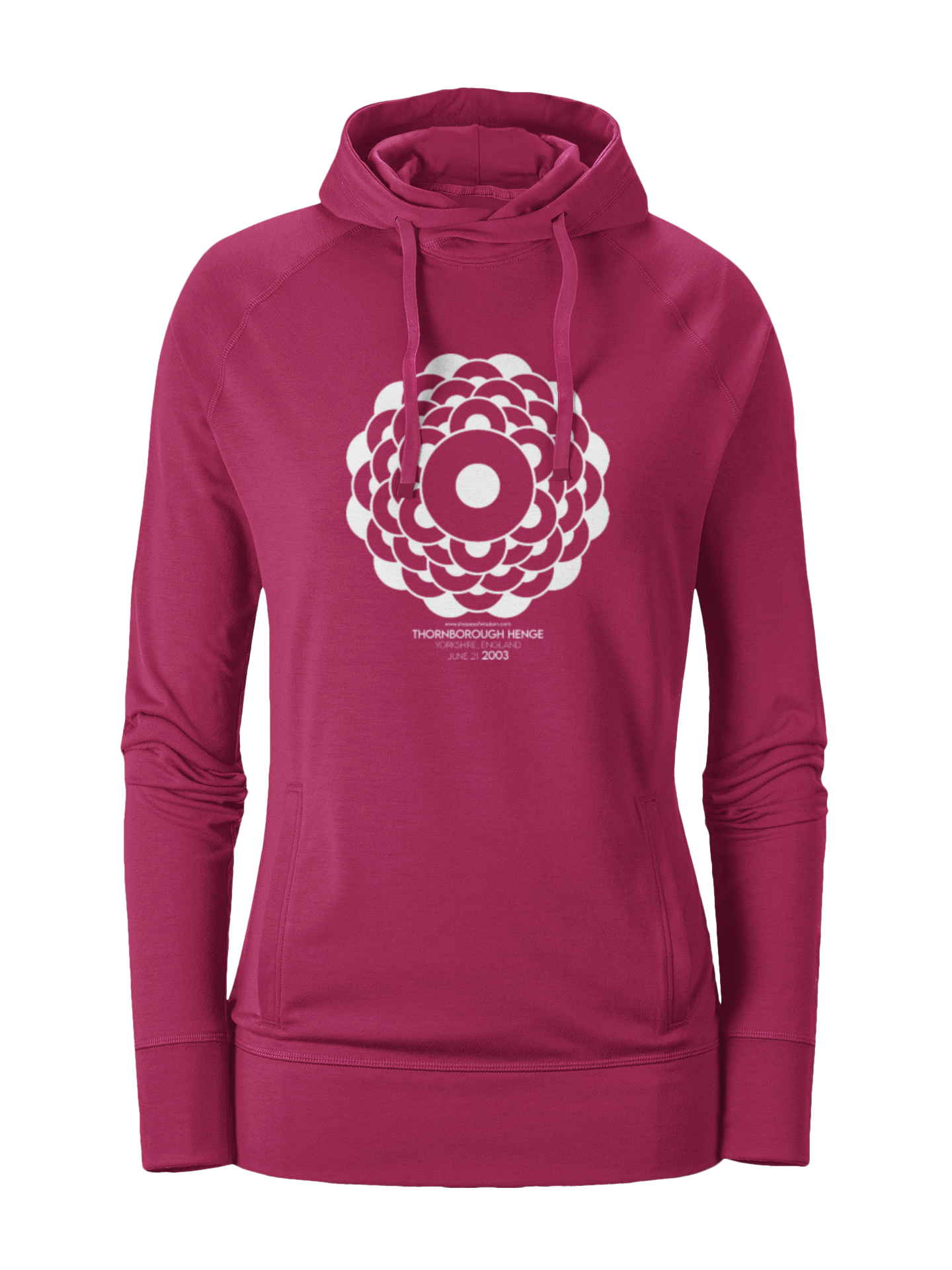 Crop Circle Girl´s College Hoodie - Thornborough Henge