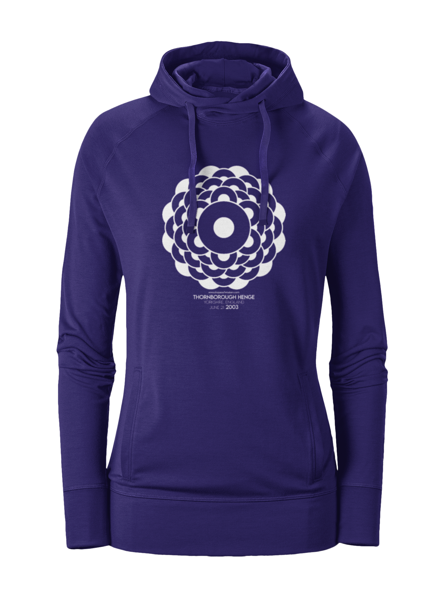 Crop Circle Girl´s College Hoodie - Thornborough Henge